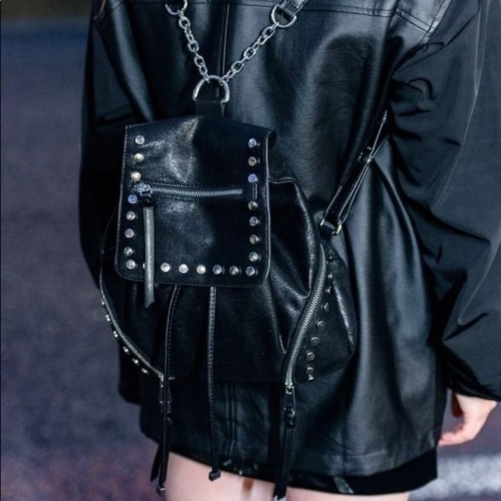 ZARA suede mini backpack